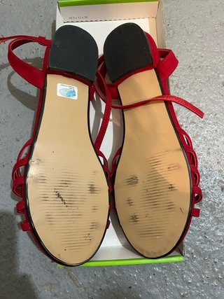 Sandalias Sfera Rojas Talla 37