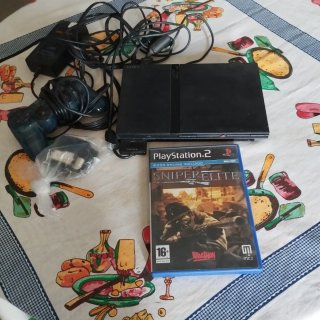 PlayStation 2 + Juego Sniper Elite + Mando