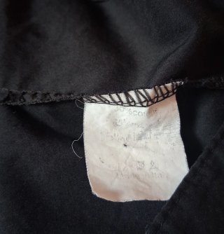 Camicia donna mezza manica nera