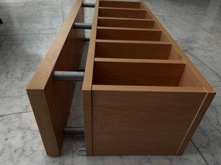Mueble Organizador estanteria Madera y Metal