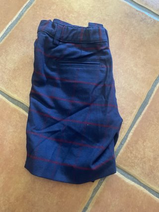 Pantalones Gocco cuadros azul marino