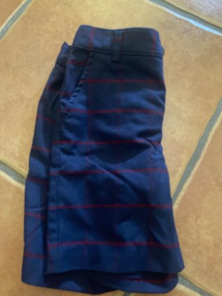 Pantalones Gocco cuadros azul marino