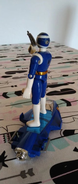 Power Rangers Azul Bandai 97 Aerodeslizador