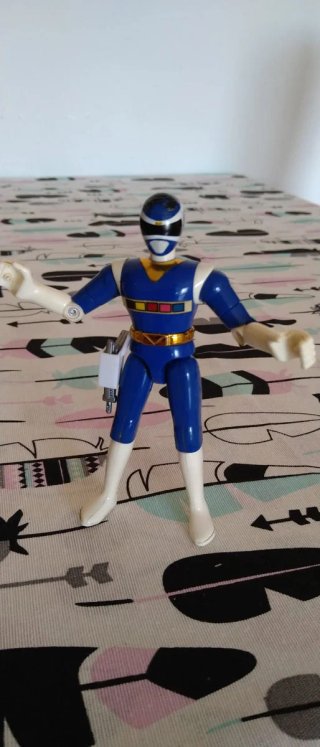 Power Rangers Azul Bandai 97 Aerodeslizador