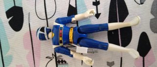 Power Rangers Azul Bandai 97 Aerodeslizador