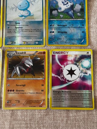 Lotto carte Pokemon Holo Reverse Anni 2000