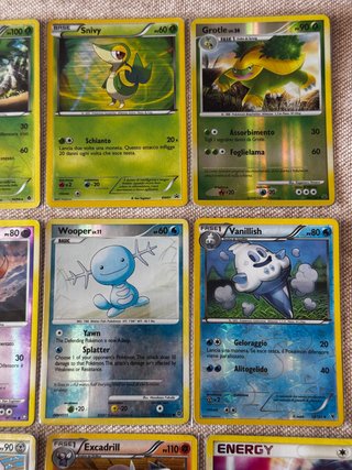 Lotto carte Pokemon Holo Reverse Anni 2000