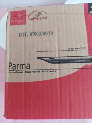 Bormioli Rocco Parma Piatto dessert o frutta 12 pz