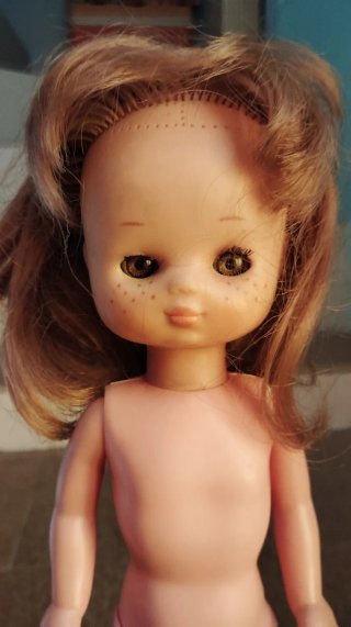 Muñeca Lesly Famosa Perfecta , brazo duro
