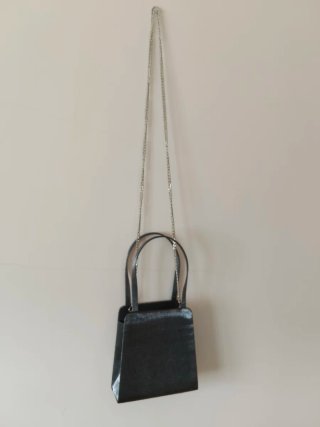 Bolso de fiesta gris plateado
