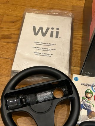 Nintendo Wii Negra Edición Mario Kart