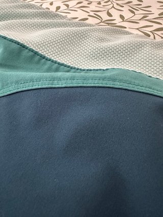 Pantalón corto deportivo Domyos azul/verde