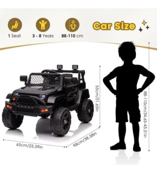 Coche eléctrico infantil con control remoto