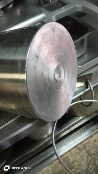 Cubo acero inox fuerte con soporte