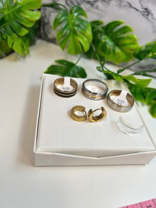 Set di gioielli da uomo in acciaio inossidabile