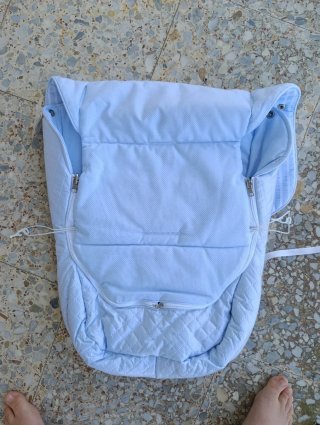 Saco Arrue,impermeable para carrito, azul