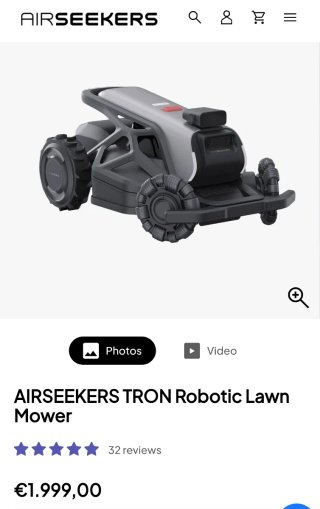 Airseekers TRON cortacésped inteligente