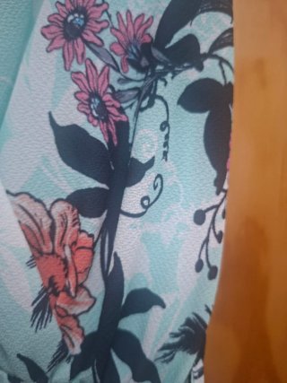 Mono largo floral pantalón ancho