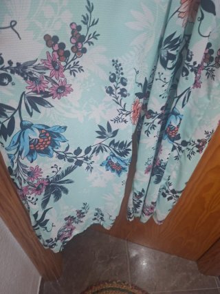 Mono largo floral pantalón ancho