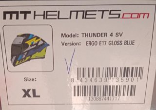 Casco Integral MT Helmets Thunder 4 SV XL