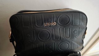 Borsa Liu Jo Nera Logo Embossato