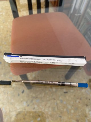 2 Recambios Bolígrafo Mont Blanc Punta M