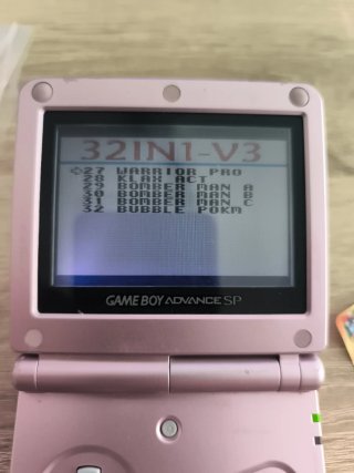 Cartucho 32 en 1 Game Boy Advance