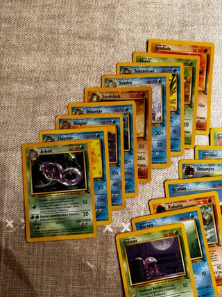 Lotto Carte Pokemon Base, Rocket, Fos