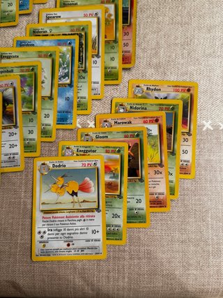 Lotto Carte Pokemon Base, Rocket, Fos