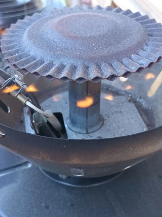 Estufa de Gas Exterior Negra