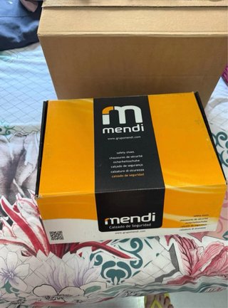 Botas de seguridad OFMA piel negras y verdes