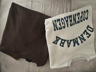 Conjunto 2 Sudaderas Hombre Beige y Marrón
