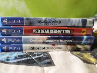 PS4 Juegos: God of War, RDR2, Detroit, Ghost of Ts