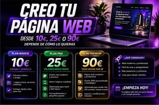 Enseño o creo tu pagina web