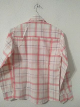 Camisa Polo Ralph Lauren cuadros rosa