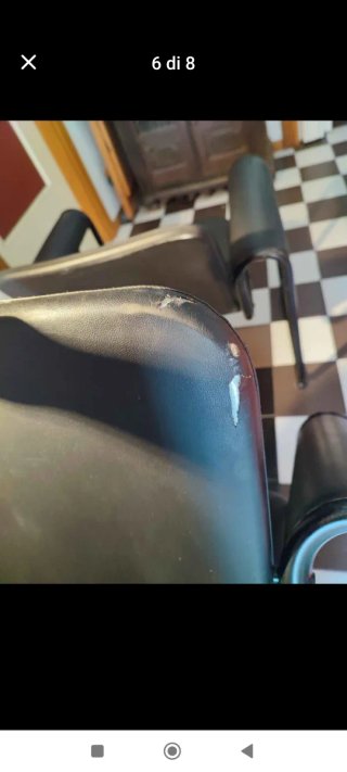 Coppia Poltrone Bieffeplast Pelle Nera