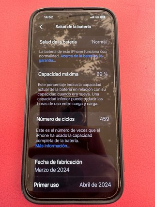 iPhone 15 Pro Gris/Plateado