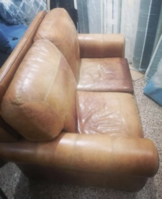 Sofá vintage exclusivo PIEL AUTÉNTICA