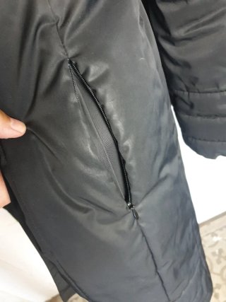 Chaquetón Nice Things negro mujer talla M