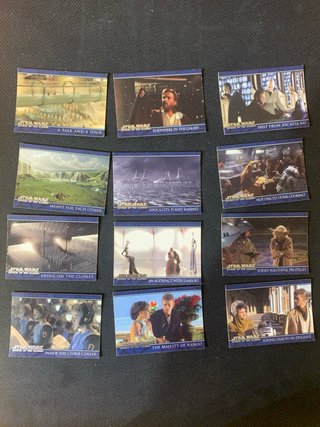 Lotto 79 Carte Topps Star Wars