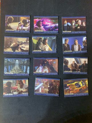 Lotto 79 Carte Topps Star Wars