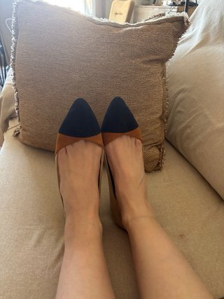Bailarinas beige y negras