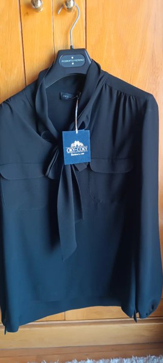 Blusa gasa negra OKY - COKY