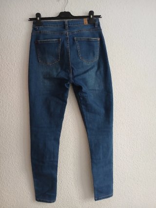 Vaqueros mujer azules