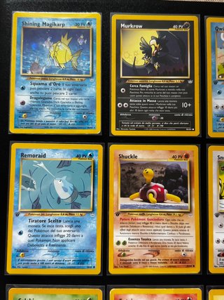 Lotto Carte Pokemon NeoRevelation-Shining Magikarp