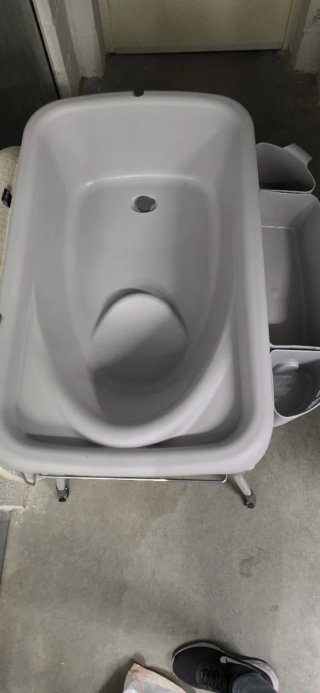 Bañera cambiador bebé plegable