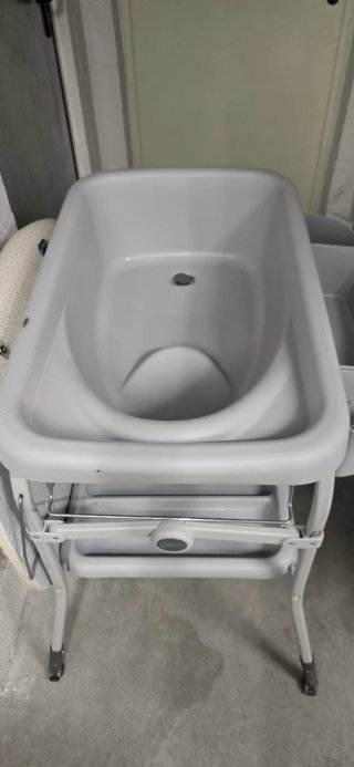 Bañera cambiador bebé plegable