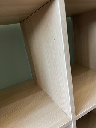 Estantería Ikea efecto roble