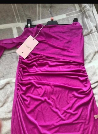 Vestido color buganvilla para graduación, boda,etc