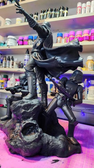 Darth Vader Star Wars Figura Pintada 20cm
